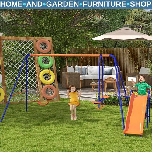 Metal garden swing set - swing,