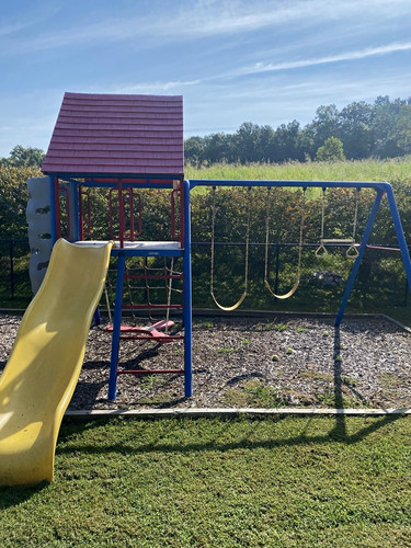 Outdoor kids swing set - swing, with