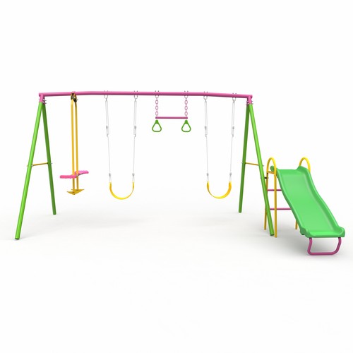 Heavy duty metal swing - in,