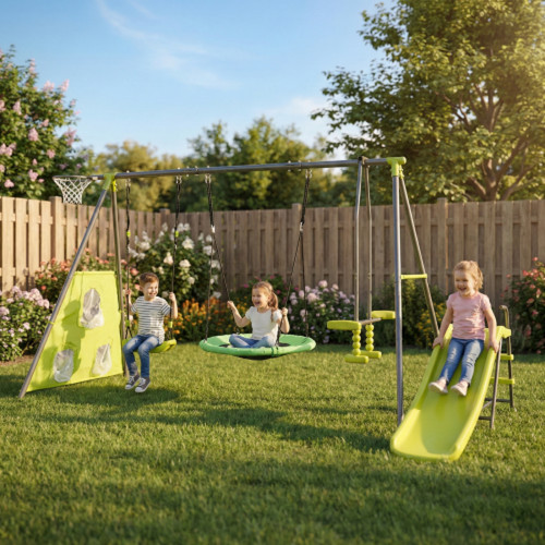 Function swing set with - swing,