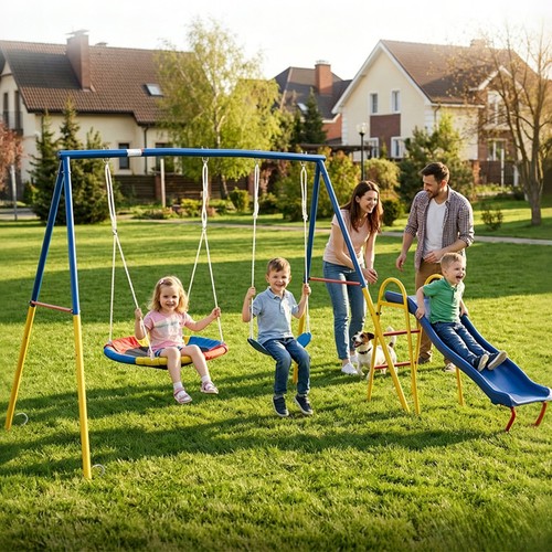 Heavy duty kids swing sets - duty,