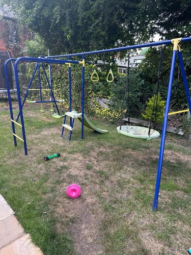 Garden swing set with - garden,