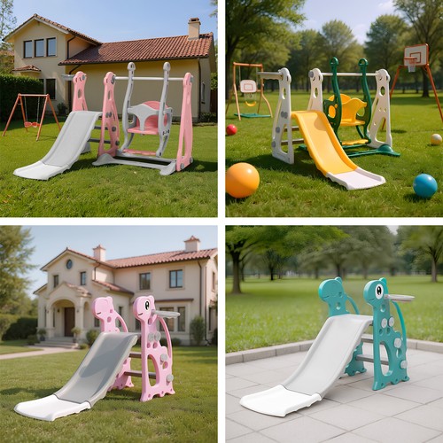 Kids garden swing slide - 3-in-1,