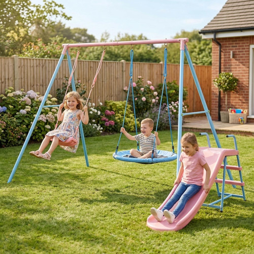 Xns107 two swing set - swing, with