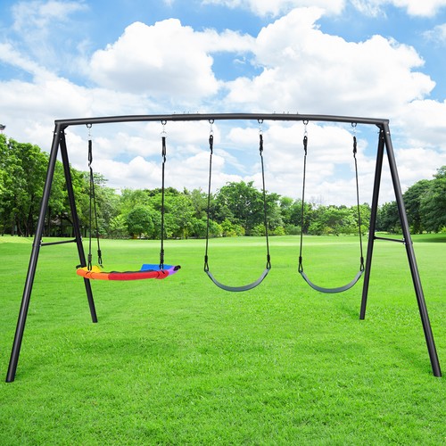600lb metal swing set heavy - 600lb,