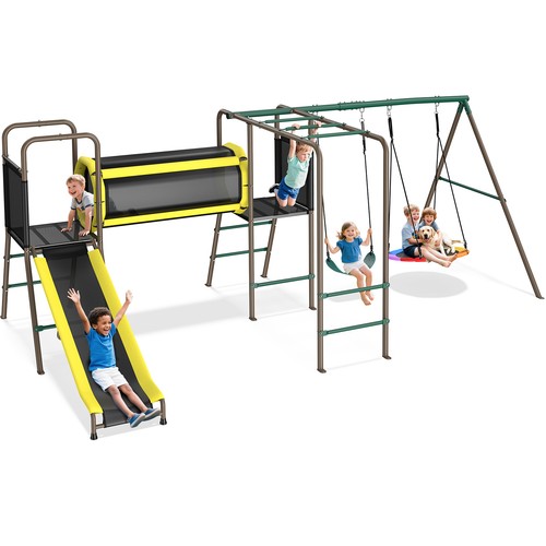 Metal swing set for - set,