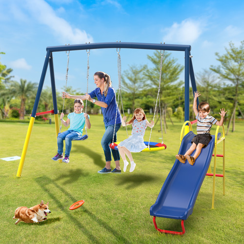 Color swing set - swing,