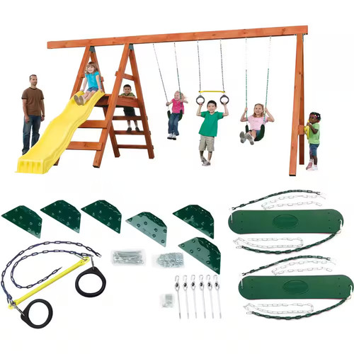 Swing slide playsets outdoor - swing-n-slide,