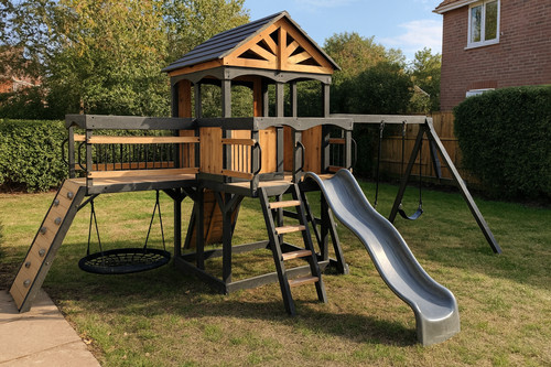 Wooden playcentre swing - swing, set