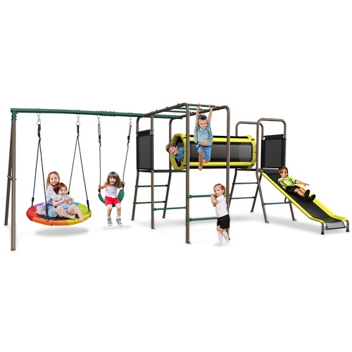 Metal swing set - 6,