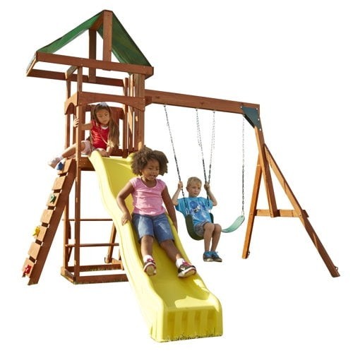 Swing slide scrambler wooden - swing-n-slide,