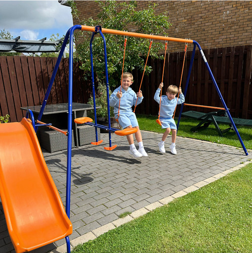 Kids swing set - kids, outdoor
