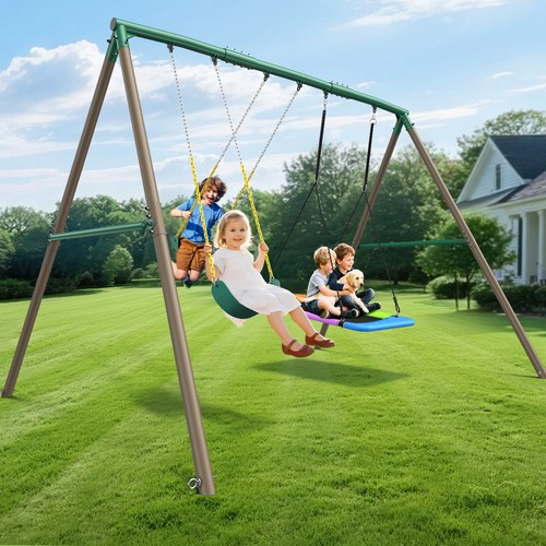 700lb 5ft metal swing set - swing,