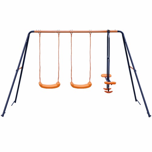 Double swing set garden - set,