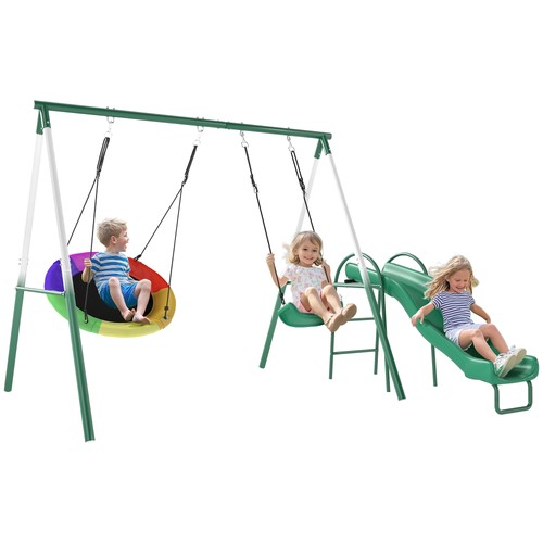 Metal swing set - metal,